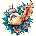 halcyon tattoo design idea