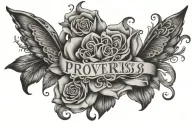 proverbs 3:5 6 tattoo design idea