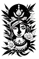 Minimalist & Easy-to-Draw Patchwork tattoo design Singapore, Cambodia, Nepal, Portugal, and Thailand tattoo design idea