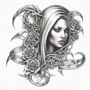 alice in chains wrapped tattoo design idea