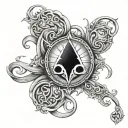 alice in chains wrapped tattoo design idea