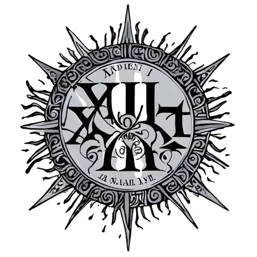 1987 Roman Numerals tattoo design idea