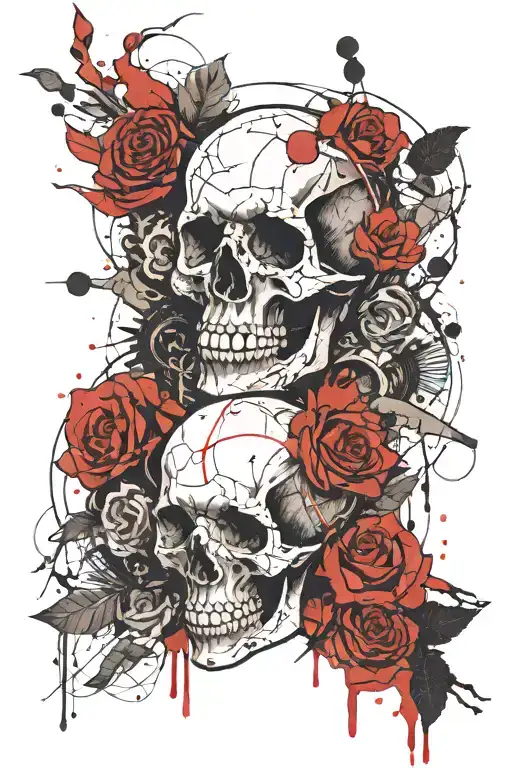 memento mori memento vivere tattoo design idea