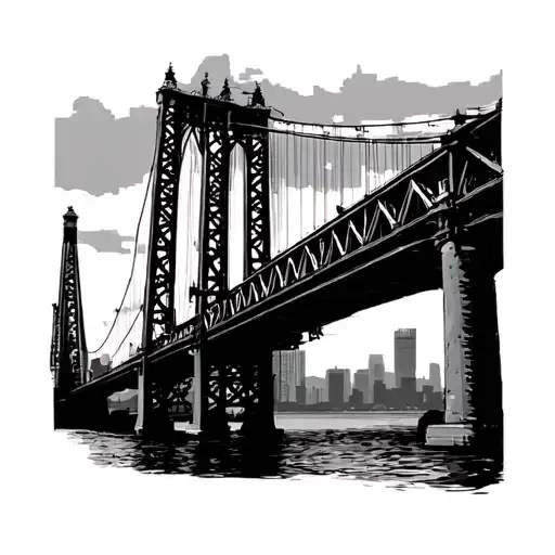 trenton new jersey bridge tattoo design idea