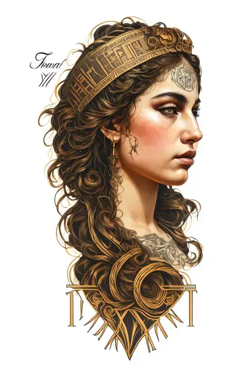 roman numerals 1999 tattoo design idea