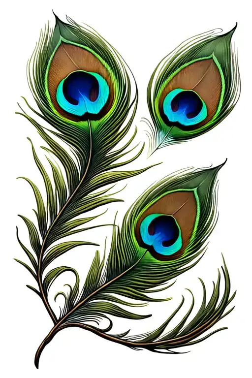 Peacock feather Included tattoo design idea