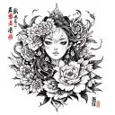 "Fortune helps" strong fortune helps tattoo design idea