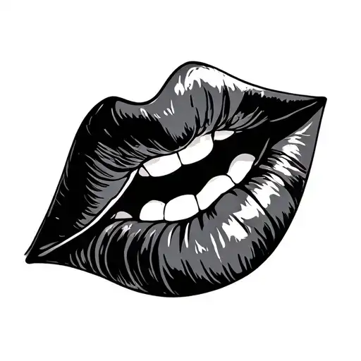 "+1 229-366-8245" kiss mark tattoo design idea