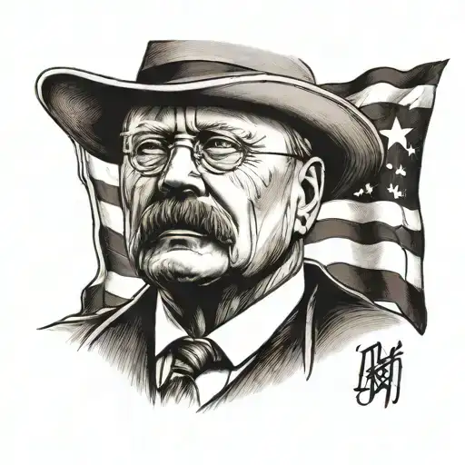 theodore roosevelt tattoo design idea