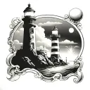 Bioshock Lighthouse tattoo design idea