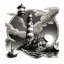 Bioshock Lighthouse tattoo design idea