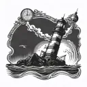 Bioshock Lighthouse tattoo design idea