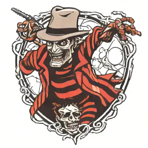 Freddy Krueger tattoo design idea