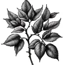 hazelnut tree tattoo design idea