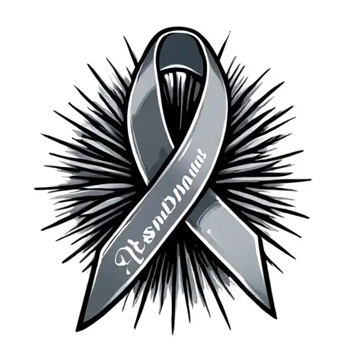 dad name, lung cancer ribbon, sunshine tattoo design idea
