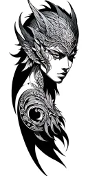 Enki tattoo design idea