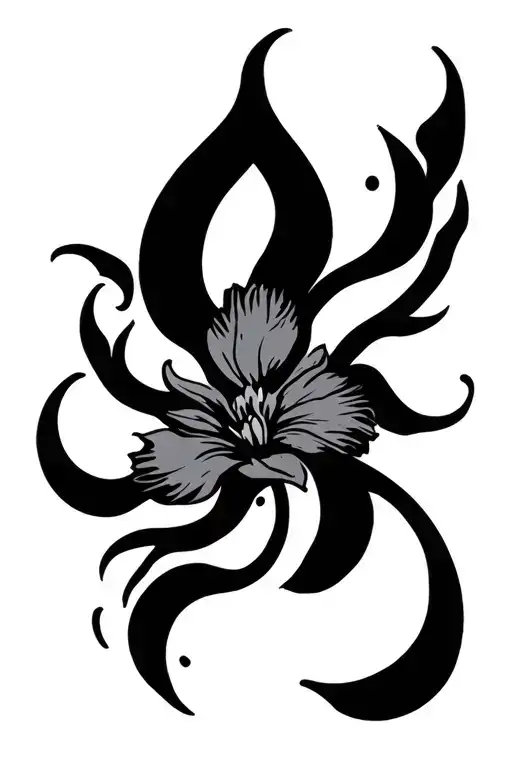 Placement:	•	Along the inner edge of your wrist, vertically aligned with the forearm bone (radius). The design tapers s tattoo design idea