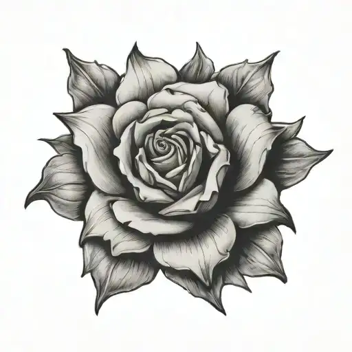 Sturt desert rose tattoo design idea