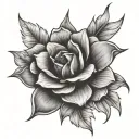 Sturt desert rose tattoo design idea
