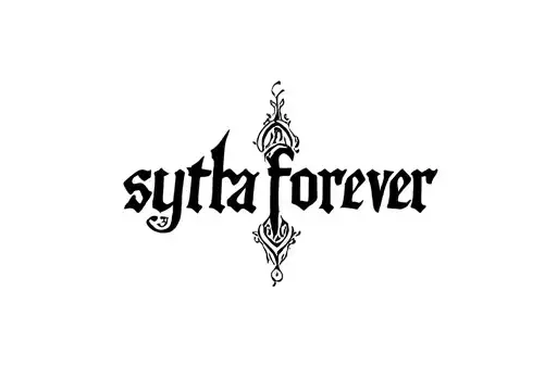 "sytha forever" tattoo design idea