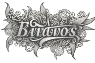 name written tattoo design idea