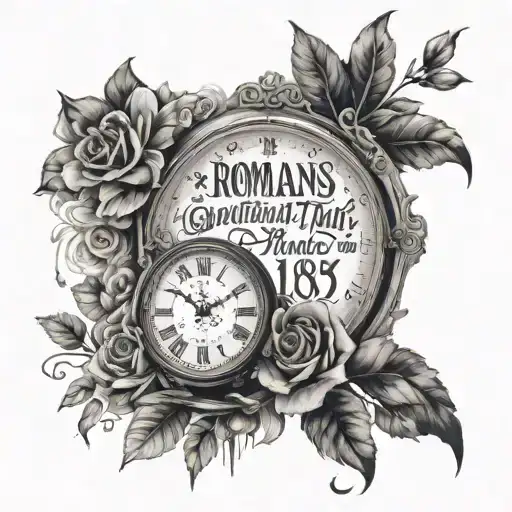 Romans 8:18 For I consider that the sufferings of this present time are not worth comparing with the glory that is going tattoo design idea