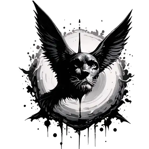 Tothe left where nothing is right, to the right where nothing is left tattoo design idea