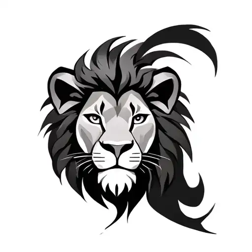 lion king tattoo design idea