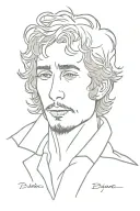 A literal rolling stone based off the bob dylan song  tattoo design idea