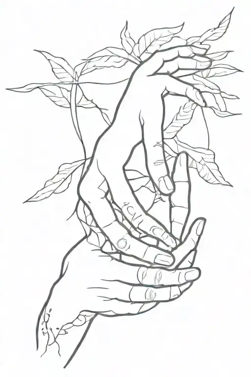Gods Plans, His Hands tattoo design idea