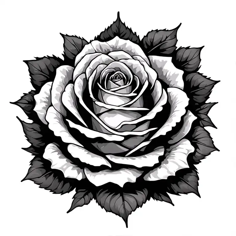 Lutheran Rose tattoo design idea