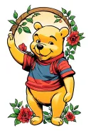 Winnie the Pooh tattoo design idea