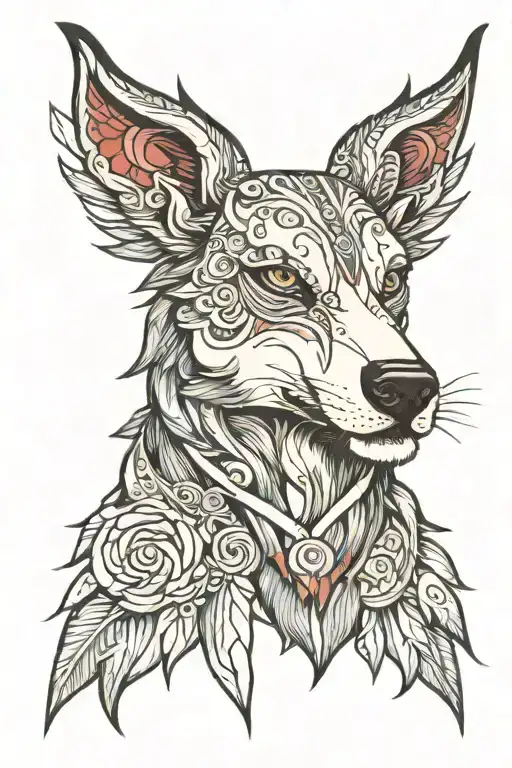 lobo tattoo design idea