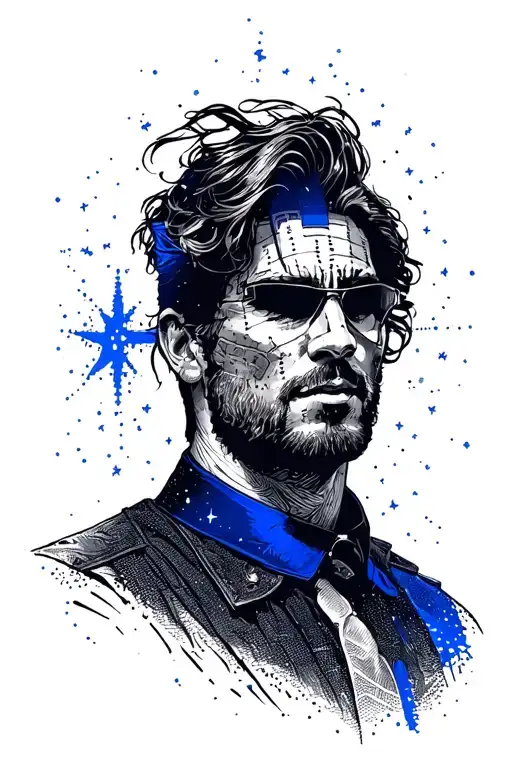 thin blue line hero's get remembered legends never die tattoo design idea