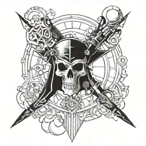 Warhammer 40k universe tattoo design idea