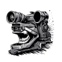 Cinema tattoo design idea