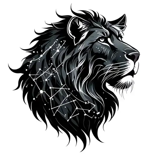 leo star constellation tattoo tattoo design idea