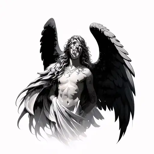 micheal angel Abrahamic tattoo design idea