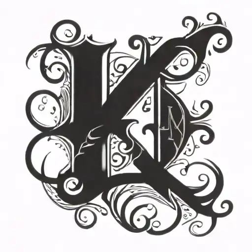 Lettering tattoo using ambigram that says  Lopez and Marez not initials the actual last names to be in ambigram with  tattoo design idea