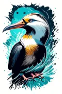 albatross bird tattoo design idea