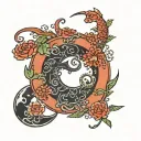 The Japanese word for moonlight is “gekkou” do something medium that can be placed on my arm about that word  . Personal tattoo design idea