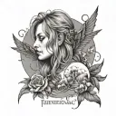 Fleetwood Mac Landslide tattoo design idea