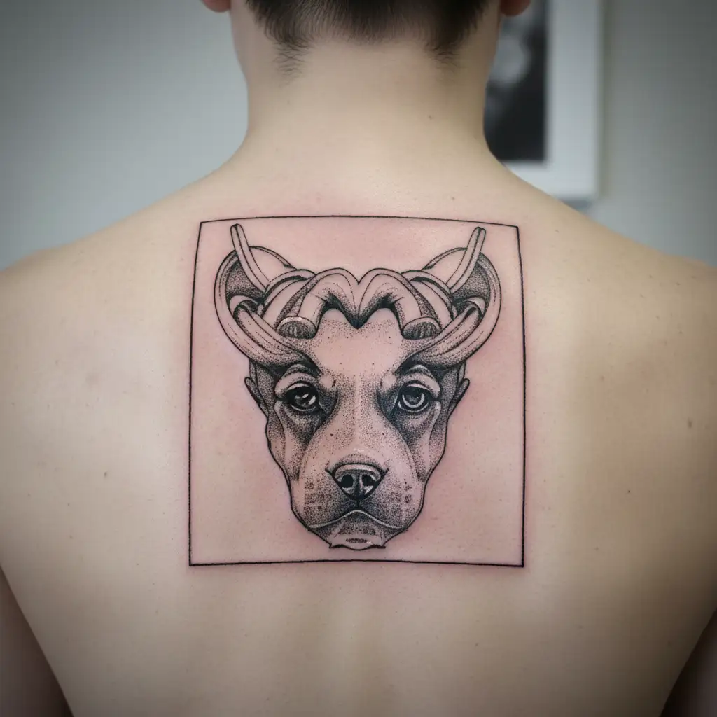 aries dog paws autism tattoo design idea