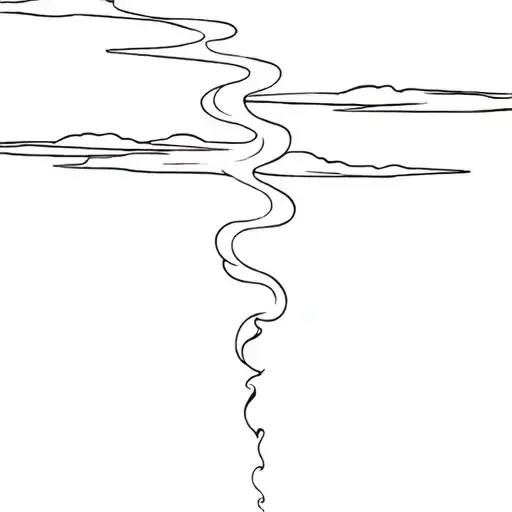 Filler Clouds and Smoke tattoo design idea