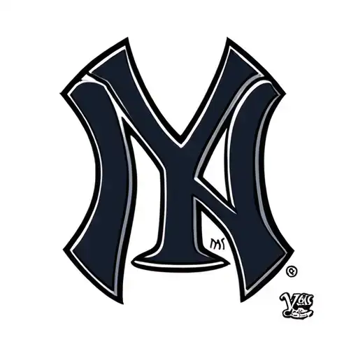 The Yankees Logo tattoo design idea