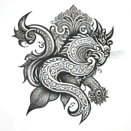 Persia tattoo design idea