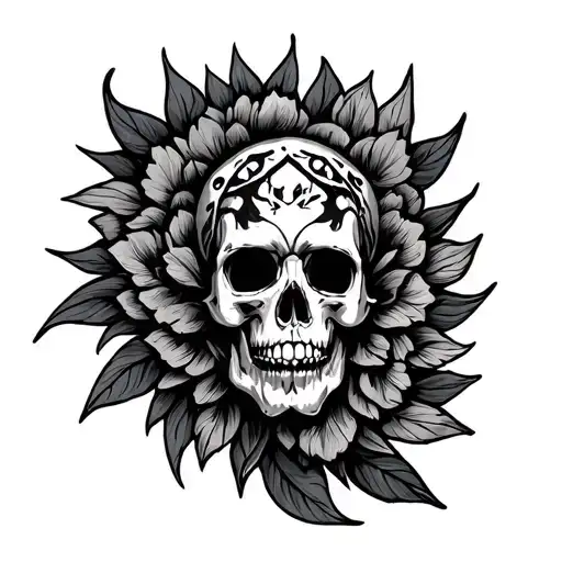 central cee style tatto in hand tattoo design idea