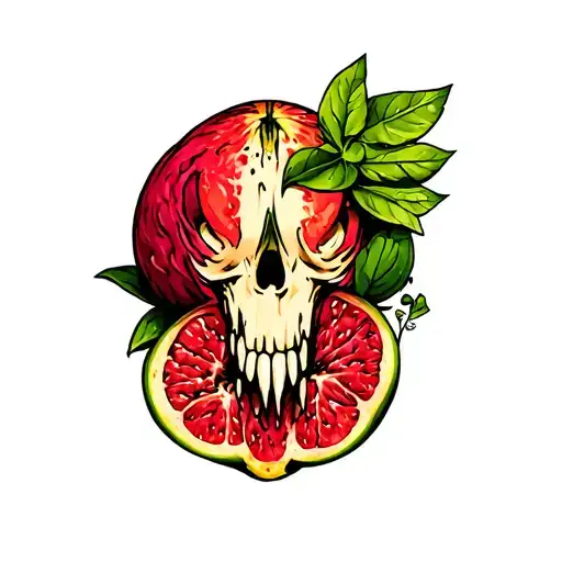 Frugivore being built my life tattoo design idea