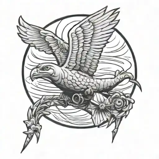 Airborne tattoo design idea