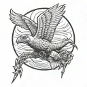 Airborne tattoo design idea